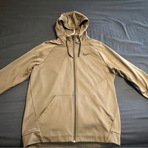 Nike Dry Fit Hoodie - Olive Green